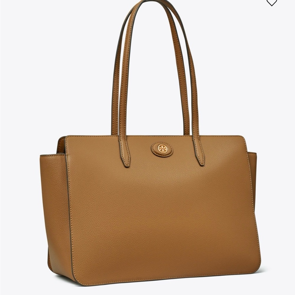 Tory Burch Tan Robinson Tote Bag